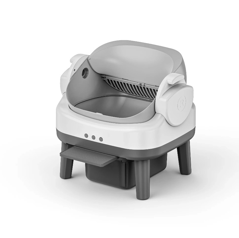 Smart Cat Litter Box Wifi App Control - 自動清掃猫トイレ スマートアプリ制御 WiFi版、大容量、オープン型ペット用品