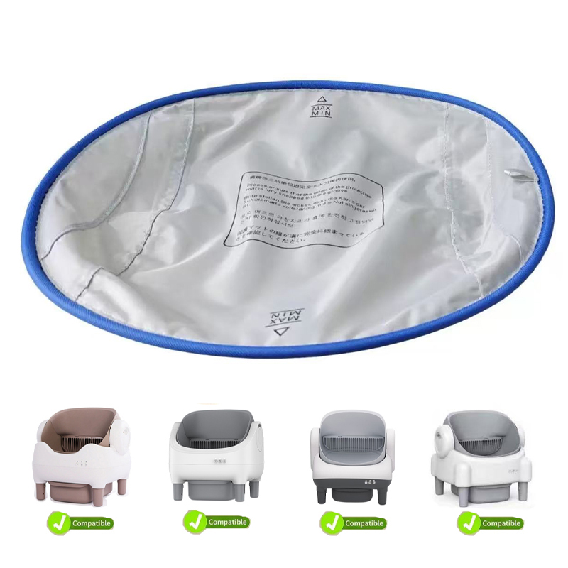 Self Cleaning Cat Litter Box Automatic - 交換用ライナー 洗える布製パッド 自動トイレ用 吸水性 防水性 耐傷性
