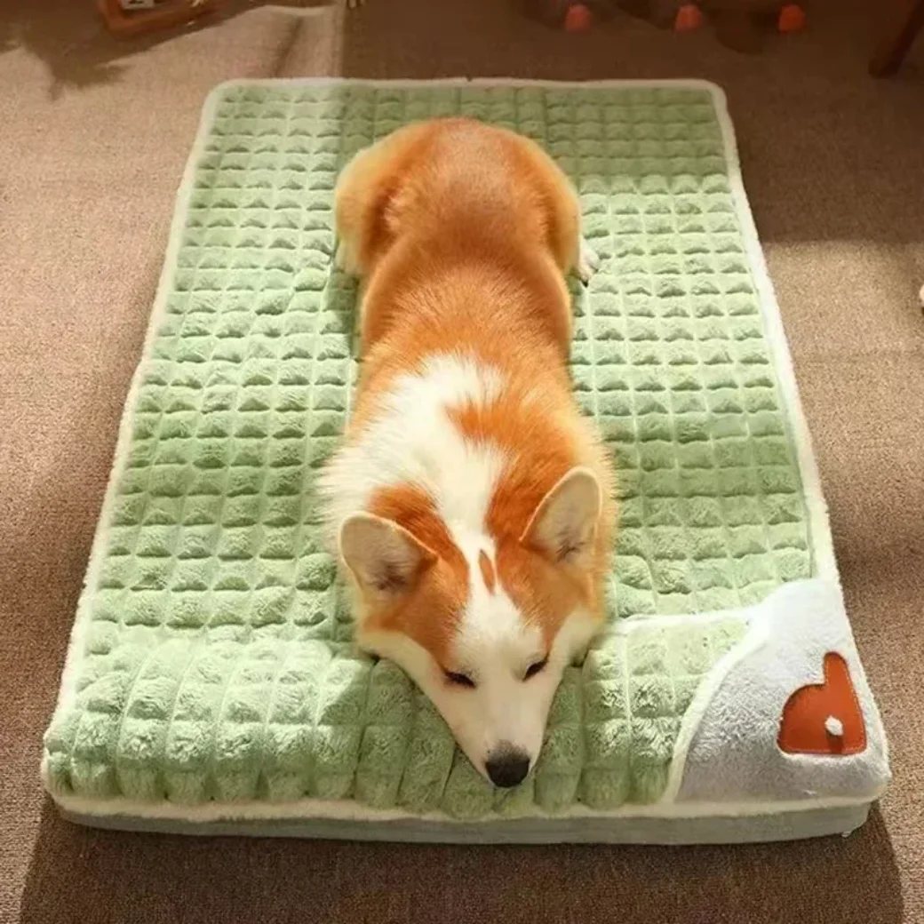 Orthopedic Memory Foam Dog Bed Washable - 洗濯機で洗える犬用ベッド。取り外し可能な整形外科的設計の子犬用クッション。冬用の低反発素材を使用した犬用枕。小型犬、中型犬、大型犬、猫に対応。