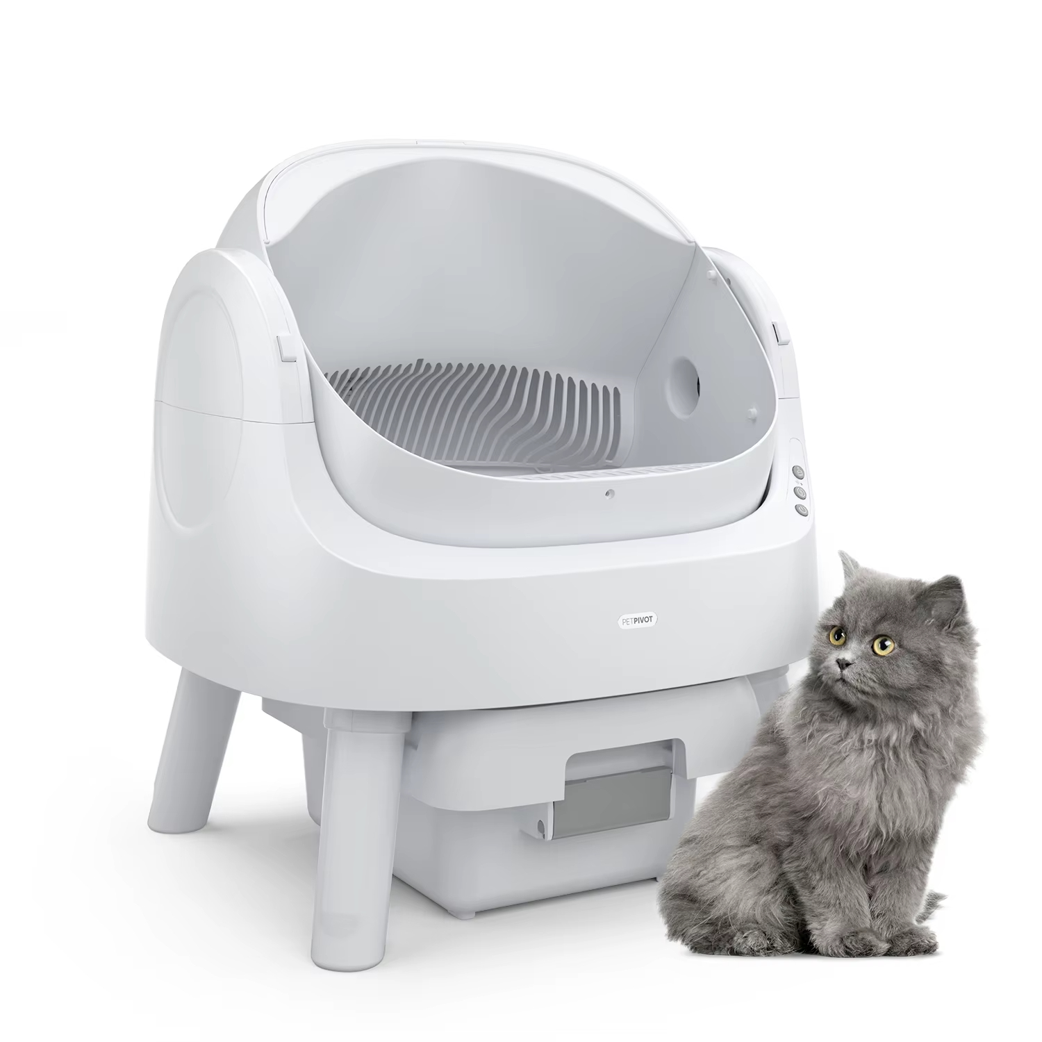 自動清掃ネコトイレ 65L 大容量 WIFIアプリ制御 スマ - Smart Cat Litter Box Wifi App Control のレビューと価格