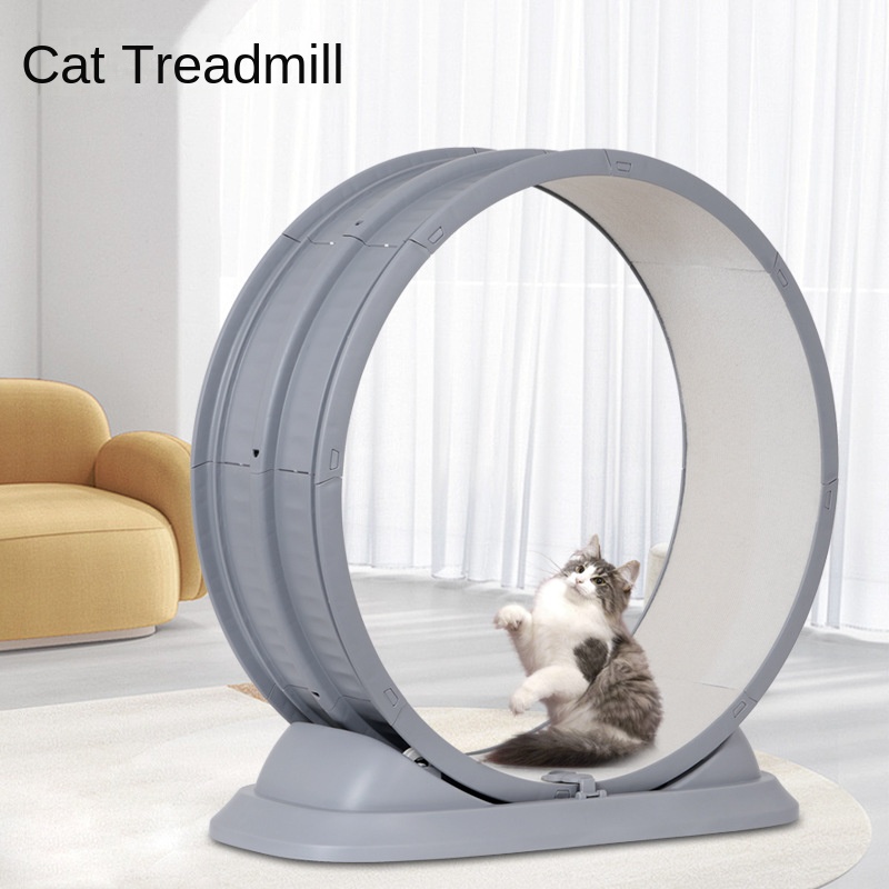 ペットフィットネスプラスチック製挟み込み防止スポーツランニン - Cat Running Wheel Exercise Treadmill のレビューと価格
