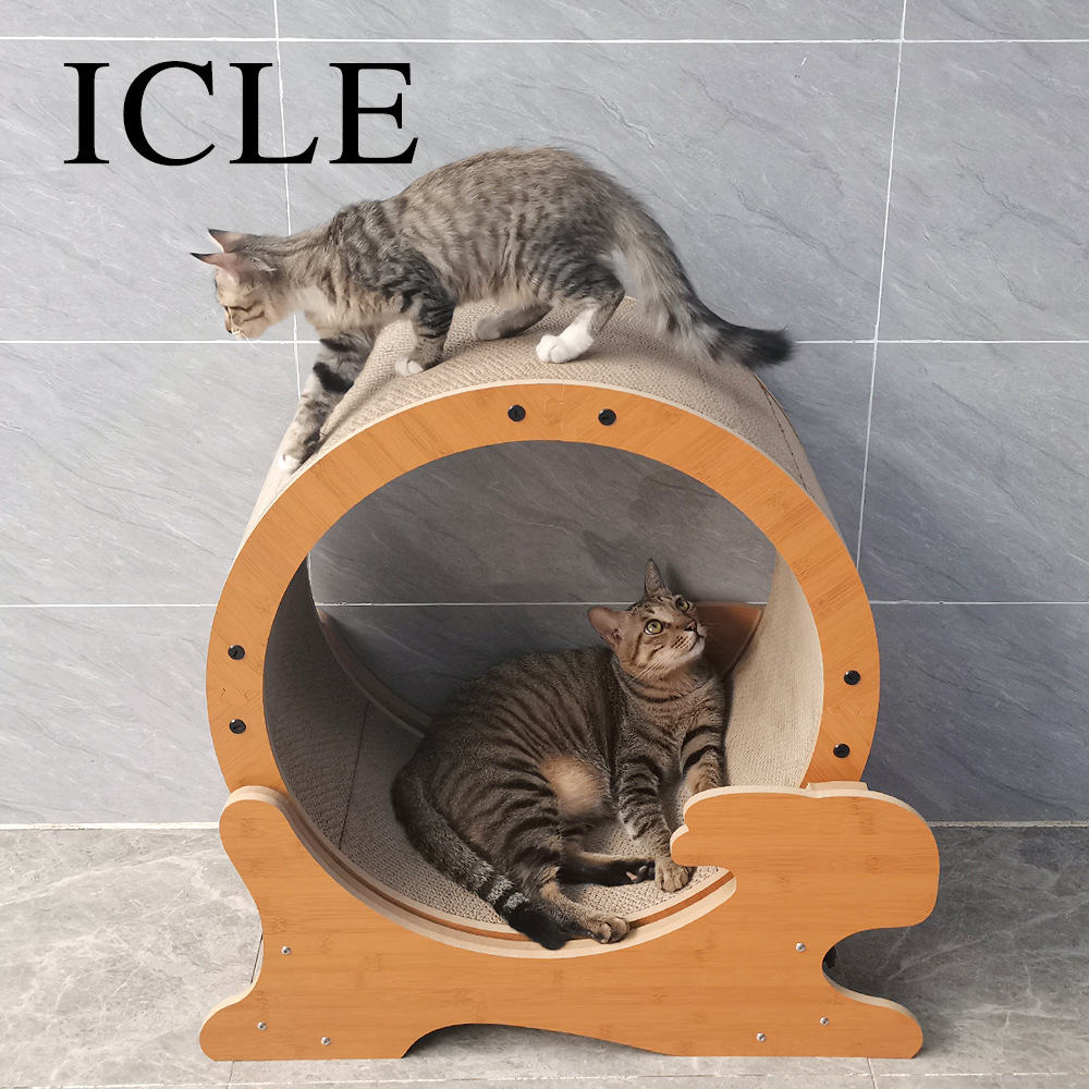 猫用ランニングホイール 猫用ホイール エクササイズ ペットト - Cat Running Wheel Exercise Treadmill のレビューと価格