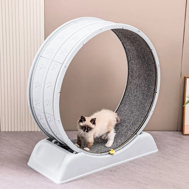 サイレント猫トレッドミルランニングホイール大型ペット用品アン - Cat Running Wheel Exercise Treadmill のレビューと価格