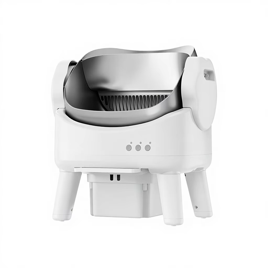 健康状態をモニタリングできるスマート自動猫用トイレ。Wi-F - Smart Cat Litter Box Wifi App Control のレビューと価格