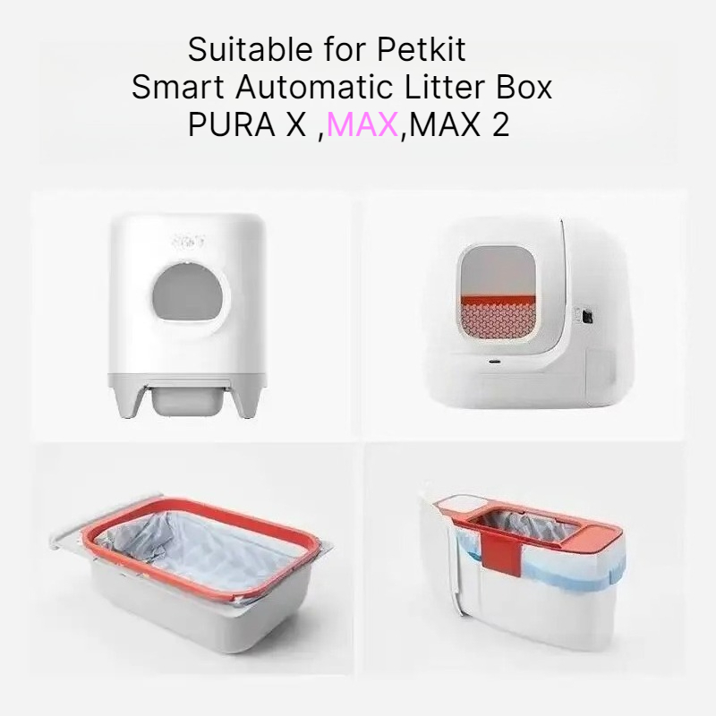 PETKIT Pura Max用猫トイレ用廃棄物バッグ 使い - Automatic Litter Box Waste Bag Liner のレビューと価格