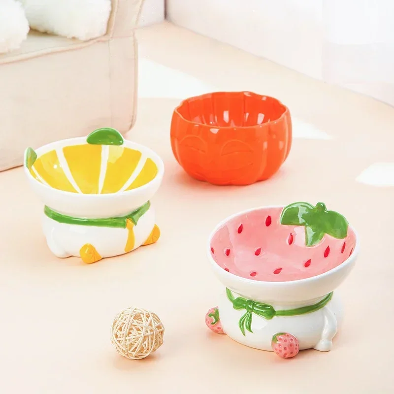 猫用セラミックボウル 小型犬用 滑り止め付き 高さのある傾斜 - Elevated Ceramic Cat Bowls Tilted Food のレビューと価格