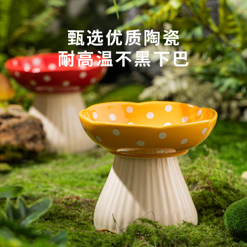 高さのある傾斜セラミック製猫用ボウル、頸椎保護ペットフード・ - Elevated Ceramic Cat Bowls Tilted Food のレビューと価格
