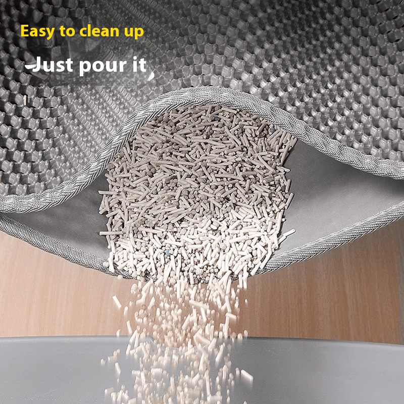 90X60CM猫用トイレマット 防水二重層ペット用トイレマッ - Cat Litter Mat Double Layer Waterproof のレビューと価格