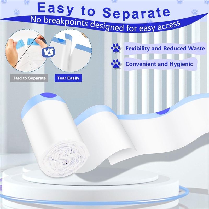 BHBD-5 X 15枚入りゴミ袋 自動猫トイレ用 セルフク - Automatic Litter Box Waste Bag Liner のレビューと価格