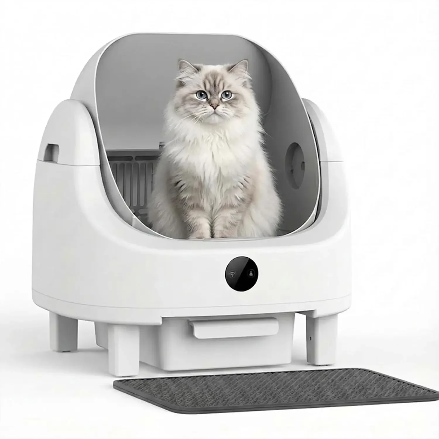自動猫用トイレ、複数の猫に対応した自動清掃機能付き、臭いや掃 - Self Cleaning Cat Litter Box Automatic のレビューと価格
