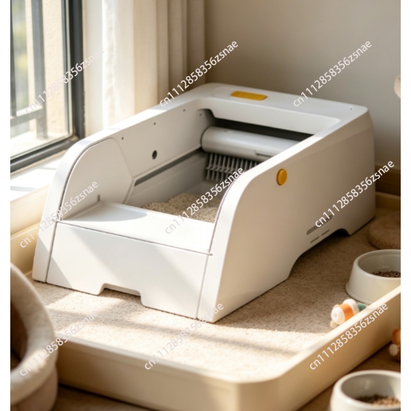 アップグレード版WiFi自動開閉式猫トイレ、セルフクリーニン - Smart Cat Litter Box Wifi App Control のレビューと価格