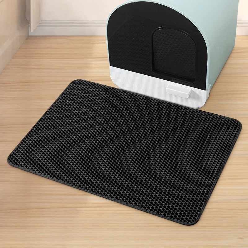 ペット用猫砂マット、防水加工、二重構造、猫砂をしっかり吸着、 - Cat Litter Mat Double Layer Waterproof のレビューと価格