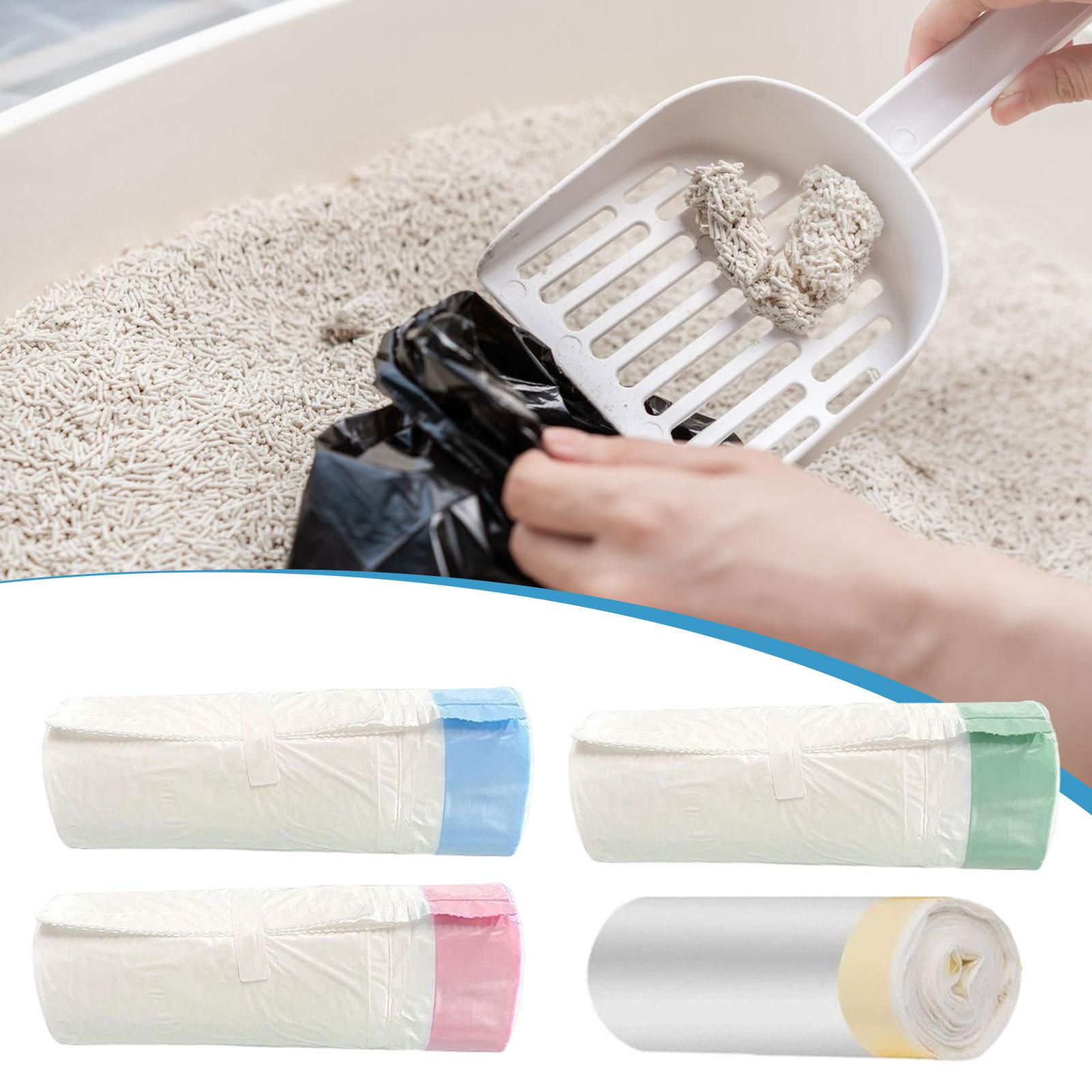自動猫用トイレ用、厚手で丈夫な猫砂用ライナー15枚セット。サ - Automatic Litter Box Waste Bag Liner のレビューと価格