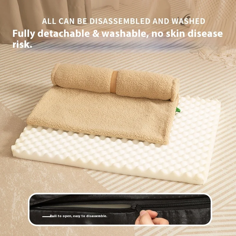 メモリーフォーム製犬用ベッド、整形外科用、洗濯機で洗える取り - Orthopedic Memory Foam Dog Bed Washable のレビューと価格