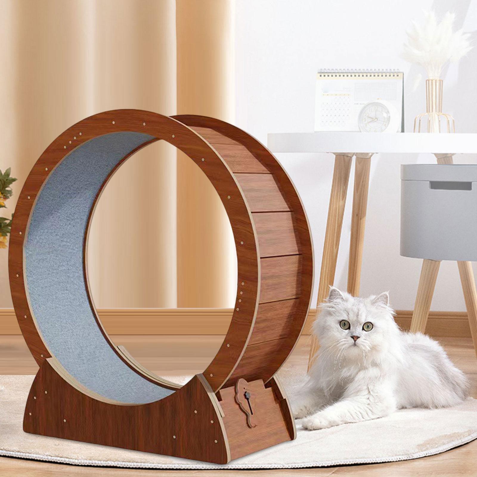 猫用トレッドミルホイール 猫用ランニングホイール エクササイ - Cat Running Wheel Exercise Treadmill のレビューと価格