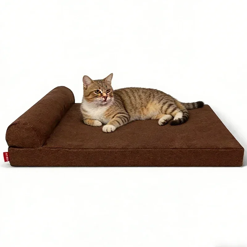 滑り止め加工の犬用ベッド、整形外科的設計のペット用ベッド、メ - Orthopedic Memory Foam Dog Bed Washable のレビューと価格
