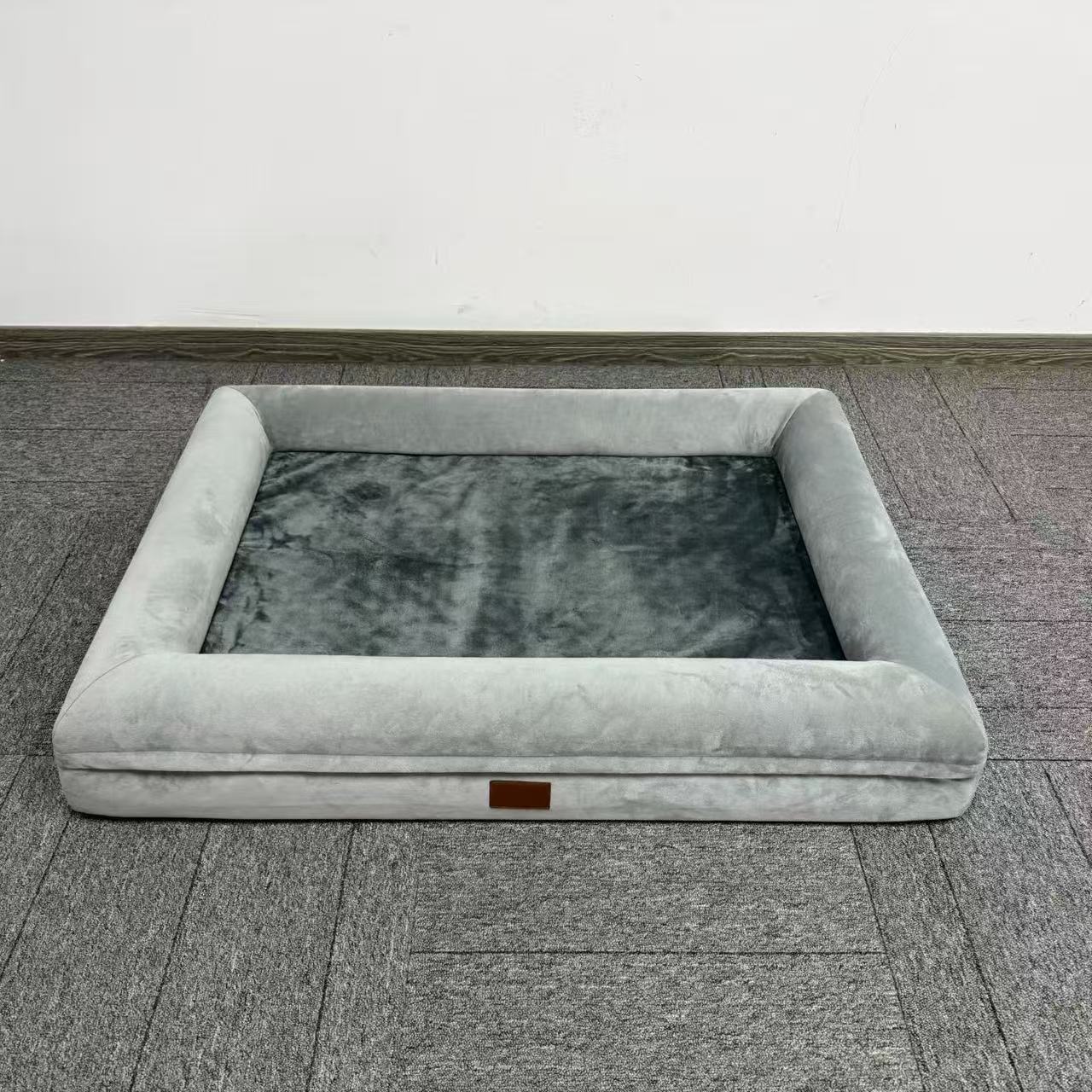 モダンな高級整形外科用犬用ソファベッド、豪華なメモリーフォー - Orthopedic Memory Foam Dog Bed Washable のレビューと価格