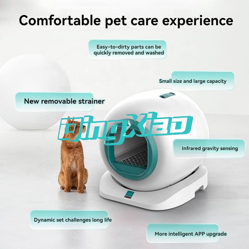 完全密閉型セルフクリーニング猫用トイレ、飛び散り防止、消臭、 - Self Cleaning Cat Litter Box Automatic のレビューと価格