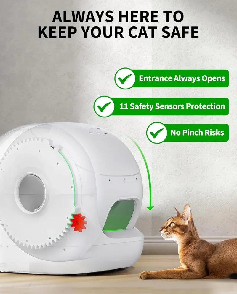 PETKIT PuraMax 2 自動清掃ネコトイレ、アプリ - Self Cleaning Cat Litter Box Automatic のレビューと価格
