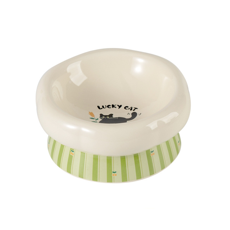 高さのあるセラミック製犬用ボウル、傾斜ネック保護、嘔吐防止、 - Elevated Ceramic Cat Bowls Tilted Food のレビューと価格