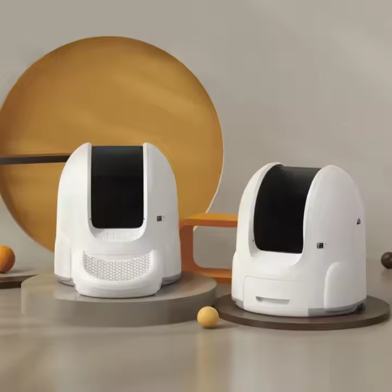 XLサイズの猫用トイレ 自動スマート猫トイレ WiFiアプリ - Smart Cat Litter Box Wifi App Control のレビューと価格