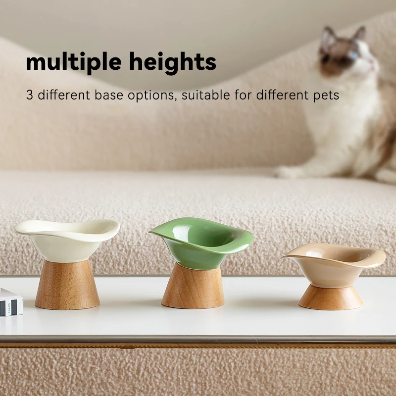 猫用、傾斜式のフードボウルと水飲みボウル。ペット用、犬用、高 - Elevated Ceramic Cat Bowls Tilted Food のレビューと価格