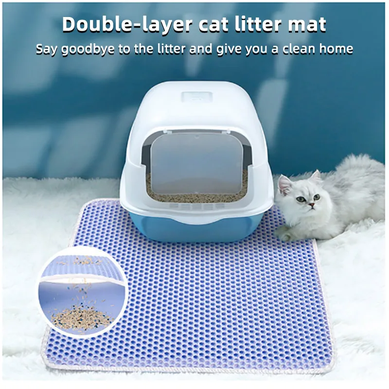 猫と防水の2層グリッターマット,魔法の防水マット,滑り止めト - Cat Litter Mat Double Layer Waterproof のレビューと価格