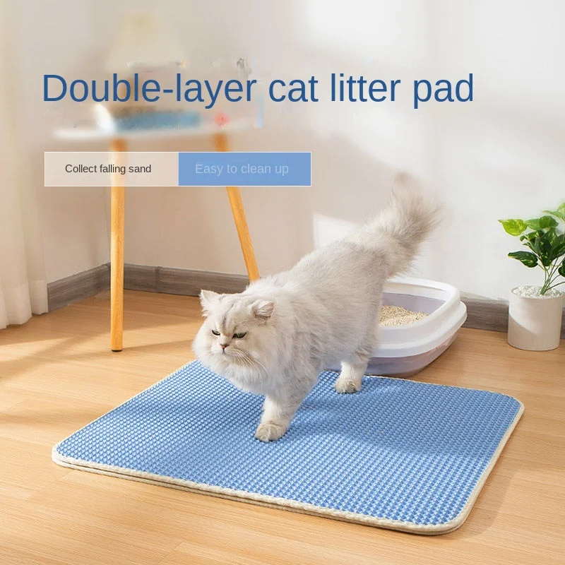 猫と防水の2層グリッターマット,魔法の防水マット,滑り止めト - Cat Litter Mat Double Layer Waterproof のレビューと価格
