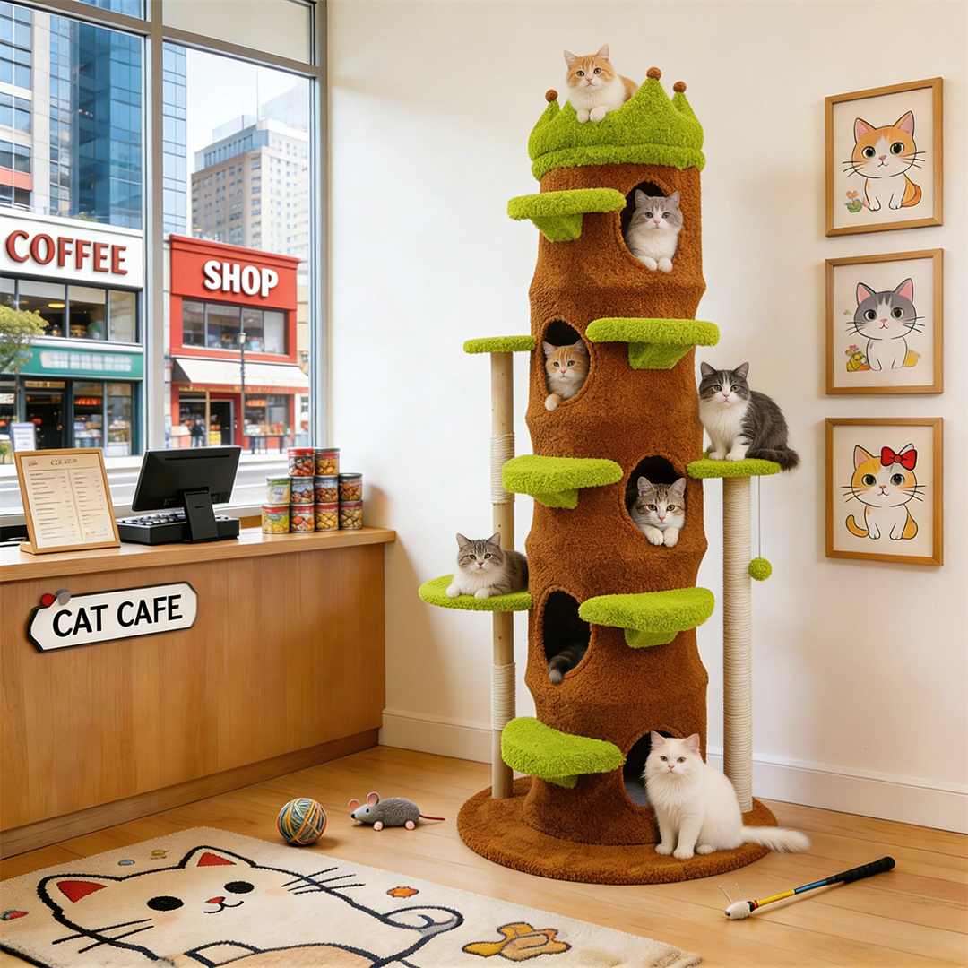 室内用キャットタワー アクティビティセンター タワー 73. - Cat Scratching Post Sisal Tree Tower のレビューと価格