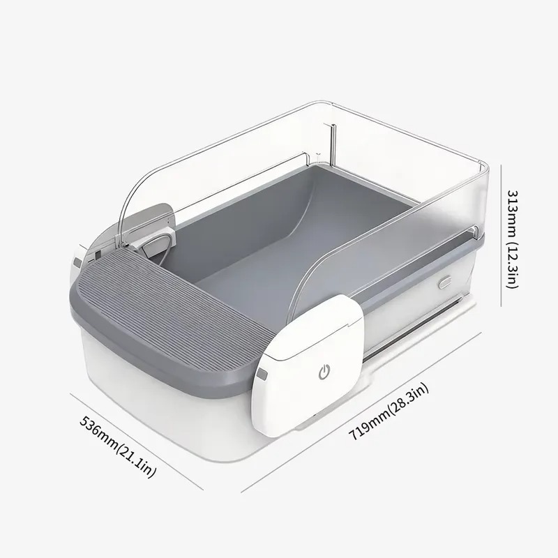 STLF スマート自動清掃式猫用トイレ。自動で開閉し、Tuy - Self Cleaning Cat Litter Box Automatic のレビューと価格