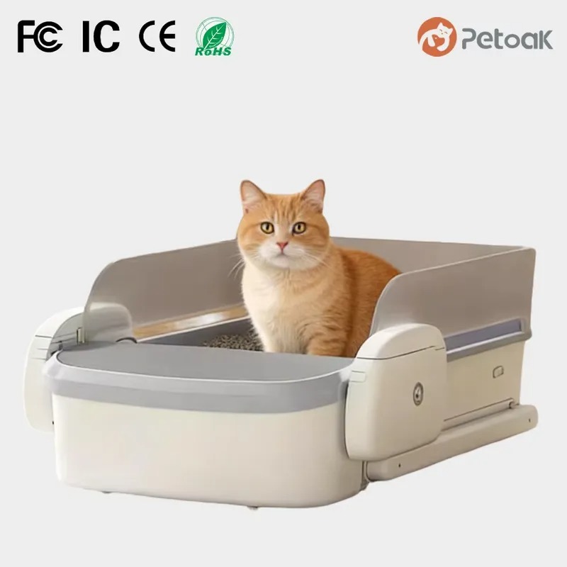 STLF スマート自動清掃式猫用トイレ。自動で開閉し、Tuy - Self Cleaning Cat Litter Box Automatic のレビューと価格