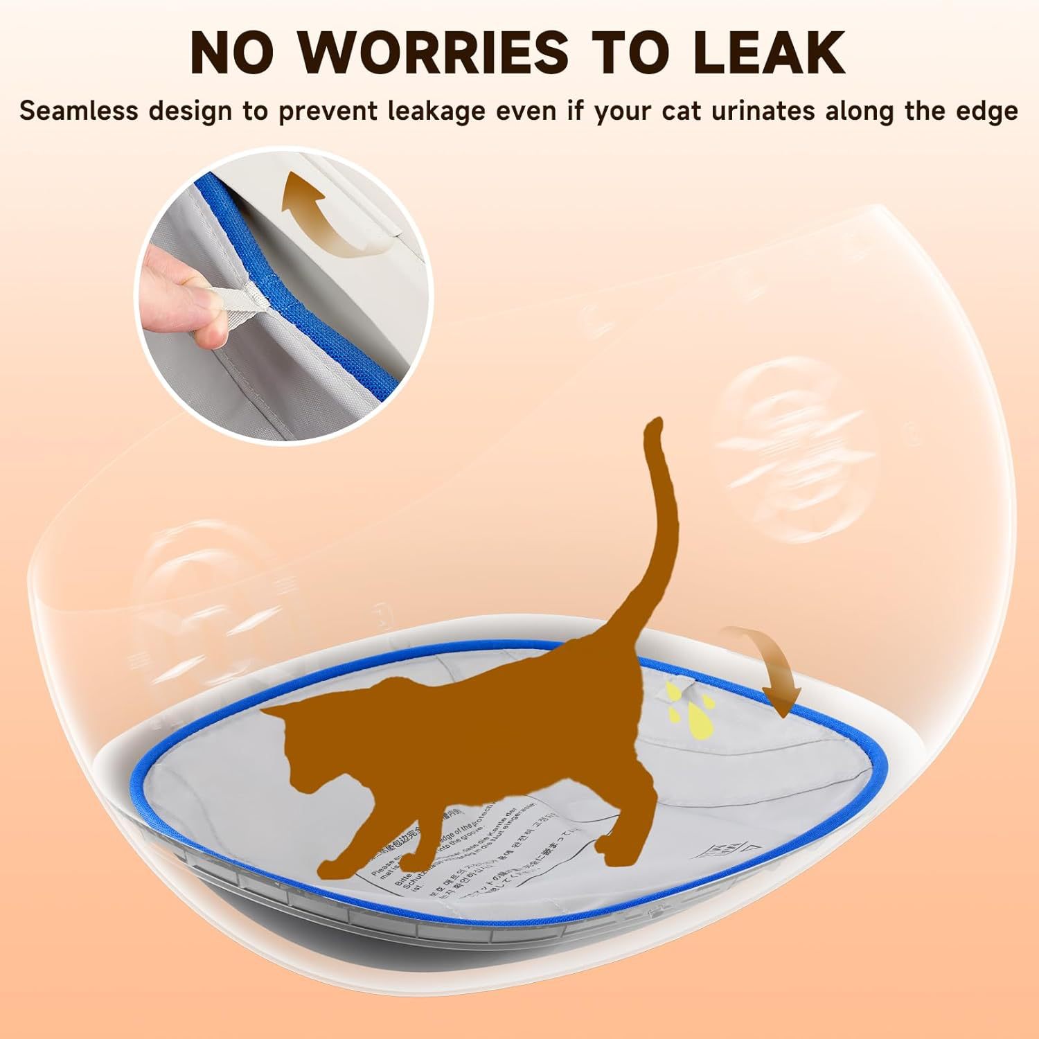 交換用ライナー 洗える布製パッド 自動トイレ用 吸水性 防水 - Self Cleaning Cat Litter Box Automatic のレビューと価格