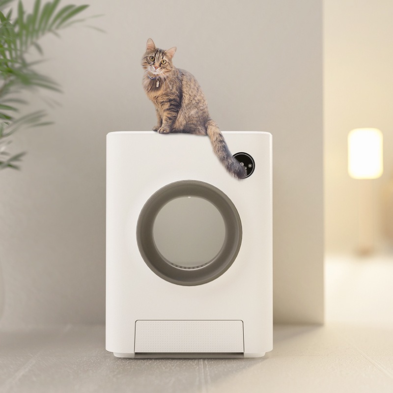 全自動密閉式セルフクリーニング猫用トイレ 電動うんち掃除機能 - Self Cleaning Cat Litter Box Automatic のレビューと価格