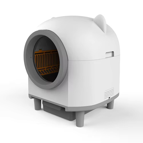 80L プラスチック製スマート猫トイレ アプリ制御 WiFi - Smart Cat Litter Box Wifi App Control のレビューと価格