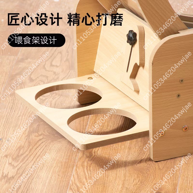 木製キャットタワー エクササイズホイール付き 静音ランニング - Cat Running Wheel Exercise Treadmill のレビューと価格