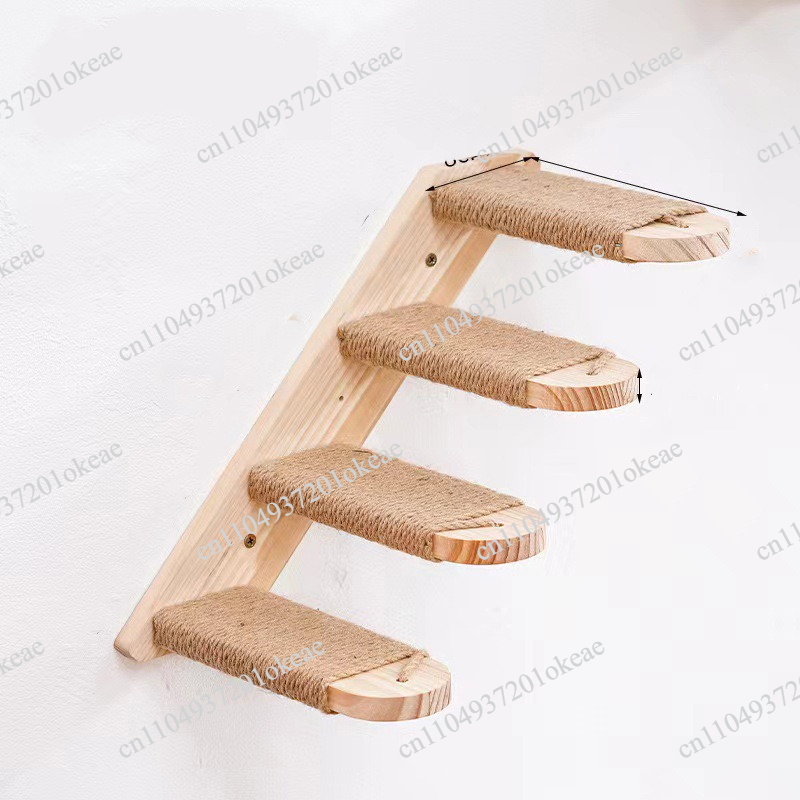 猫用ウォールコンプレックス、木製キャットタワー、ふわふわハン - Cat Wall Climbing Shelves Hammock Wooden のレビューと価格