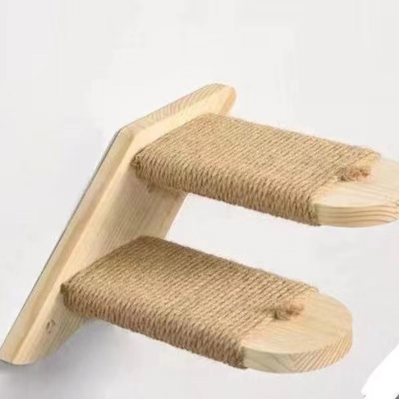 猫用ウォールコンプレックス、木製キャットタワー、ふわふわハン - Cat Wall Climbing Shelves Hammock Wooden のレビューと価格