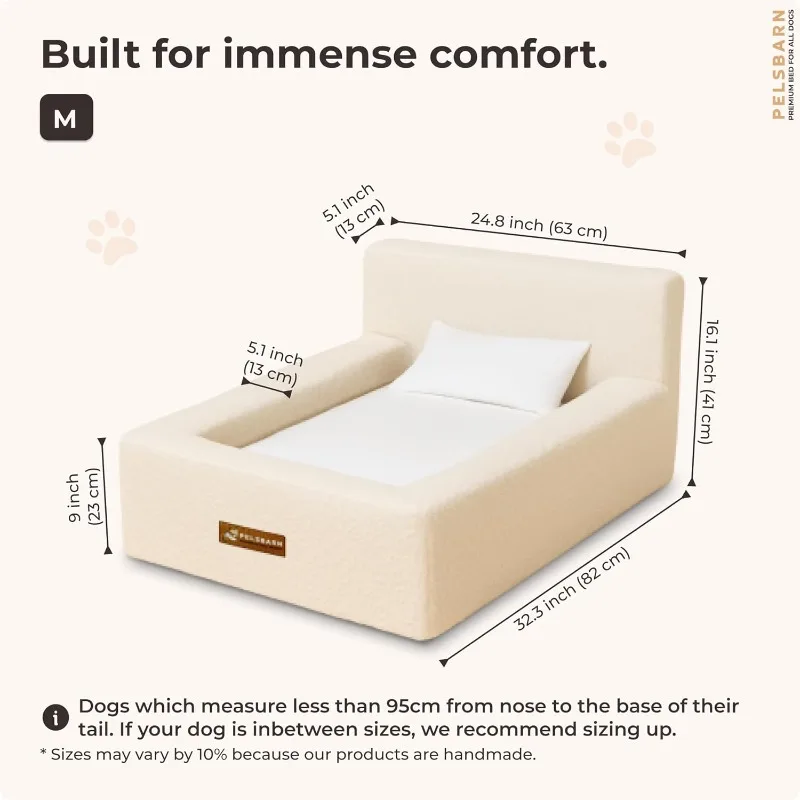 ペルスバーン リアル整形外科犬用ベッド、高密度メモリーフォー - Orthopedic Memory Foam Dog Bed Washable のレビューと価格