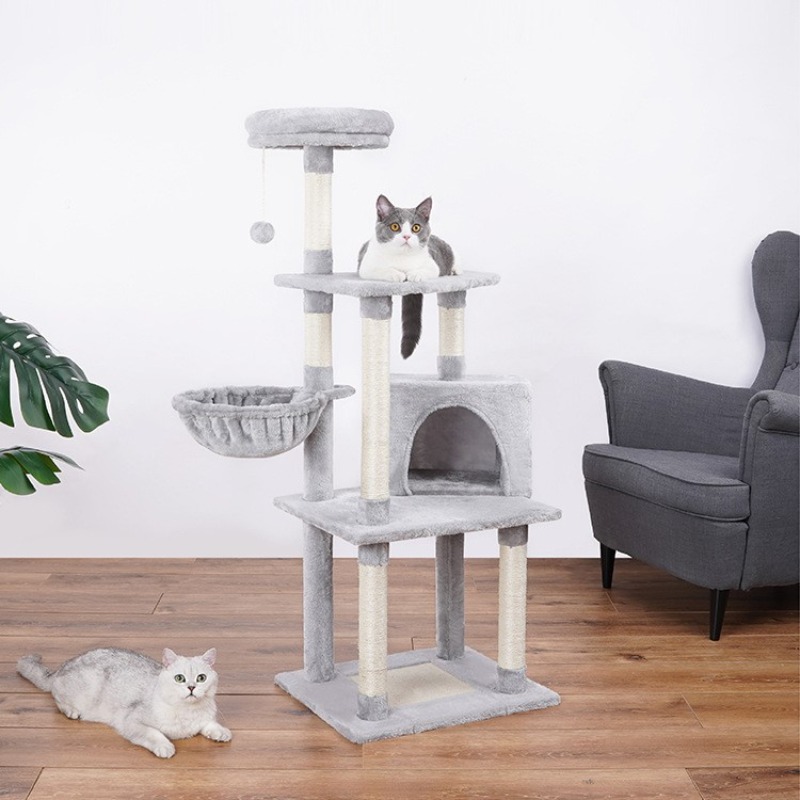 29サイズのキャットツリータワー、サイザル麻と柔らかい素材を - Cat Scratching Post Sisal Tree Tower のレビューと価格