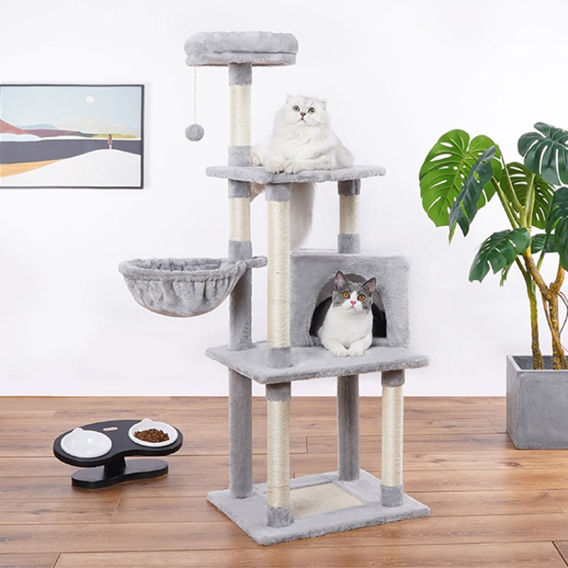 29サイズのキャットツリータワー、サイザル麻と柔らかい素材を - Cat Scratching Post Sisal Tree Tower のレビューと価格