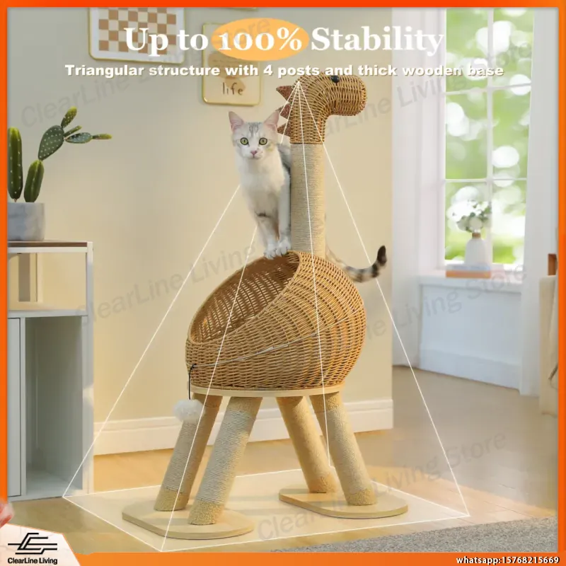 恐竜型キャットタワー サイザル麻スクラッチングポスト付き ラ - Cat Scratching Post Sisal Tree Tower のレビューと価格