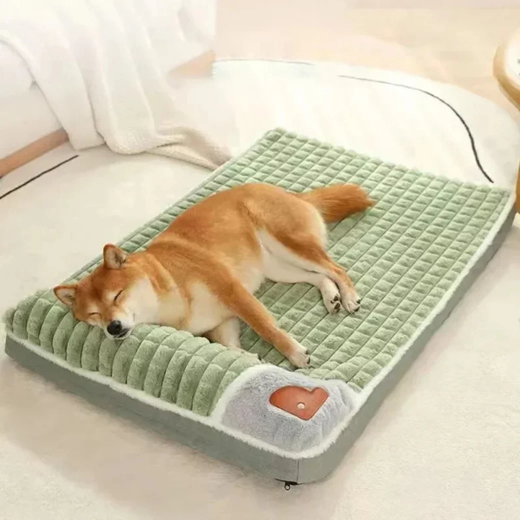 洗濯機で洗える犬用ベッド。取り外し可能な整形外科的設計の子犬 - Orthopedic Memory Foam Dog Bed Washable のレビューと価格
