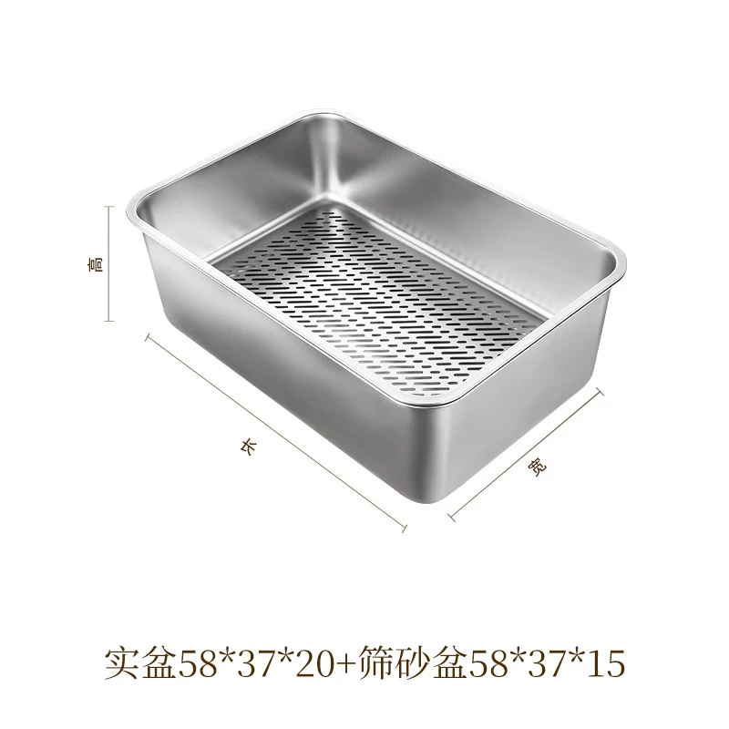 ステンレス製自動清掃猫トイレ、シフターふるい付き、大容量60 - Self Cleaning Cat Litter Box Automatic のレビューと価格