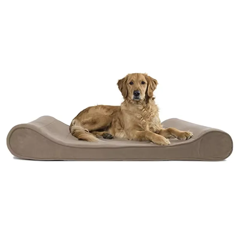 ペットソファ ソリッド整形外科用メモリーフォーム 高級ペット - Orthopedic Memory Foam Dog Bed Washable のレビューと価格